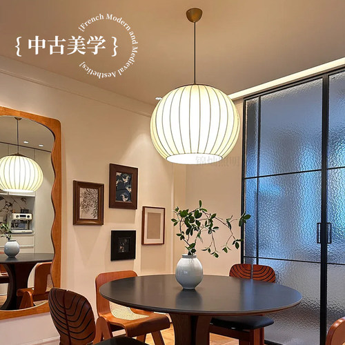 日式侘寂风复古吧台餐厅灯