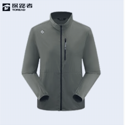 探路者2024年春夏新款男士立领皮肤衣TAZZAM81275
