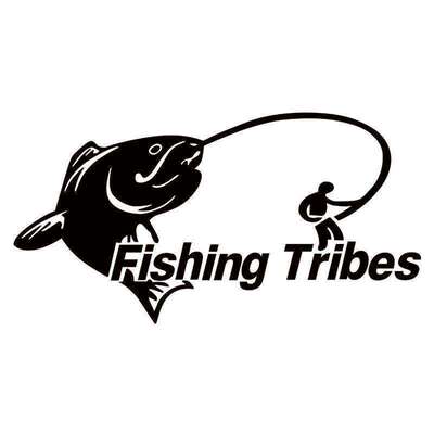 竞钓部落钓箱车尾改装贴纸