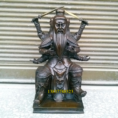 黄铜像定做雕塑摆件祝融