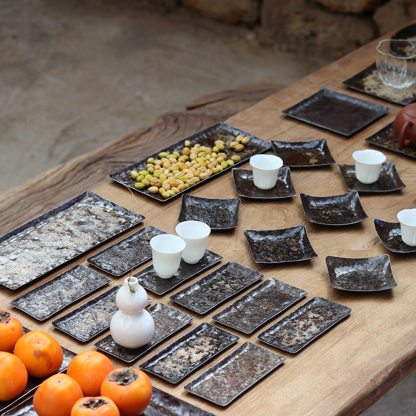 侘寂风铁艺盘 空间装饰器皿茶桌干泡台杯托 点心果蔬器皿收纳摆件,餐饮具,茶盘,淘宝优惠券,粉丝福利购,淘宝优惠卷