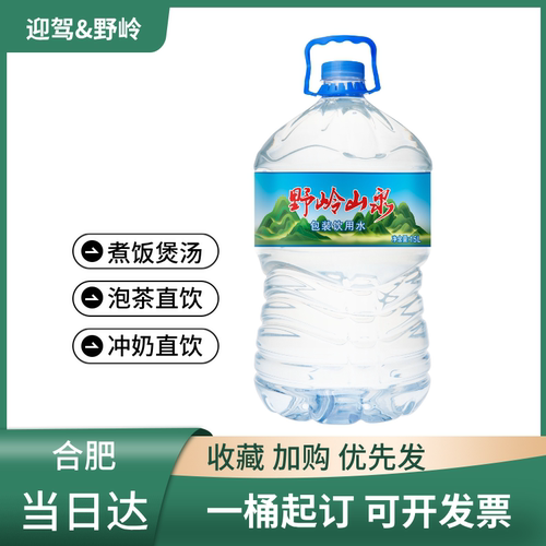 合肥桶装水野岭矿泉水饮水机