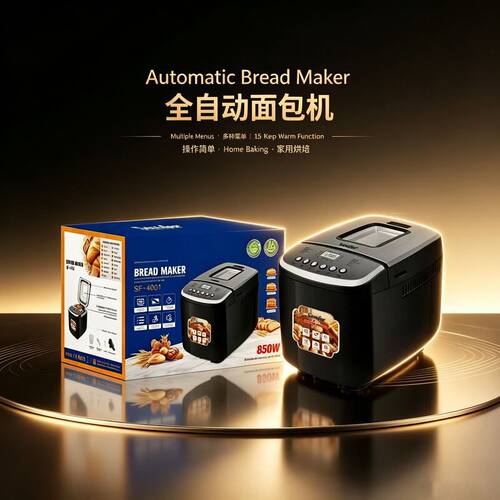 全自动家用烘焙蒸烤面包机全自动