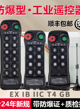 LCC防爆工业行车遥控器无线航车行吊机带防爆箱防爆证书BQ600/800