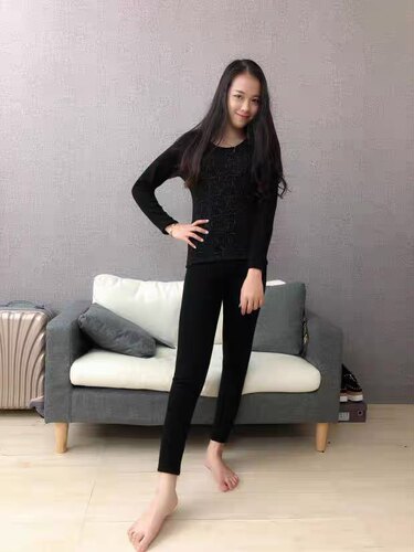 加厚加绒爽曼女保暖套装