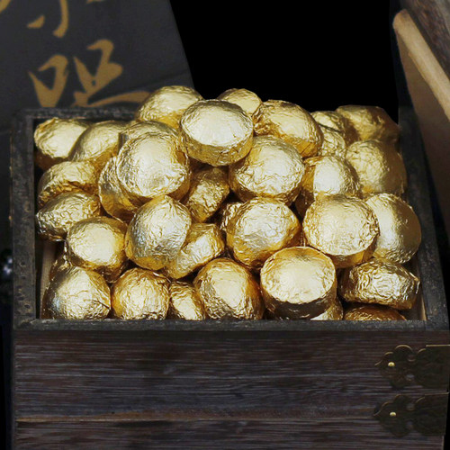 500g 金芽沱迷你小沱茶 秀沏云南普洱茶叶 云南普洱茶熟茶黑茶叶 - 封面