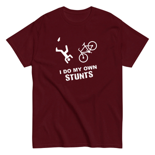 Stunts趣味T恤复古Vintage男女棉宽松短袖 Own tshirt小众