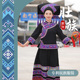 高订广西少数民族壮族服装 传统民族A长裙三月三回娘家活动服 女款