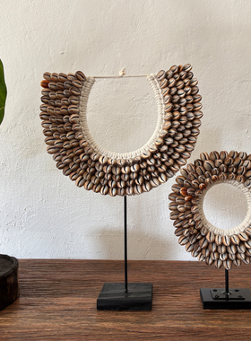 简约风桌面贝壳摆件创意设计