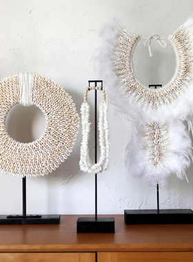 贝壳羽毛北欧通用手工