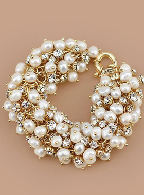 欧美大牌风jcr超爆款天然珍珠