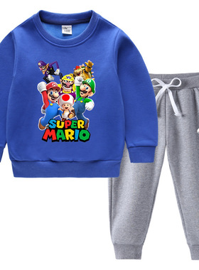 Super Mario Children's 100% Cotton T-shirt set