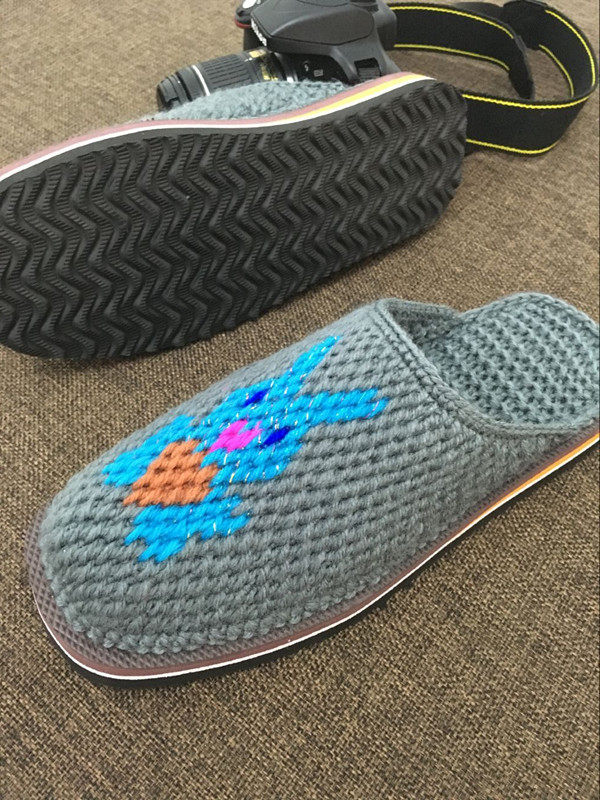 纯手工毛线拖鞋成品婚嫁居家防滑耐磨毛线勾的成人成品陪嫁鞋,居家布艺,居家棉拖/棉鞋,淘宝优惠券,粉丝福利购,淘宝优惠卷