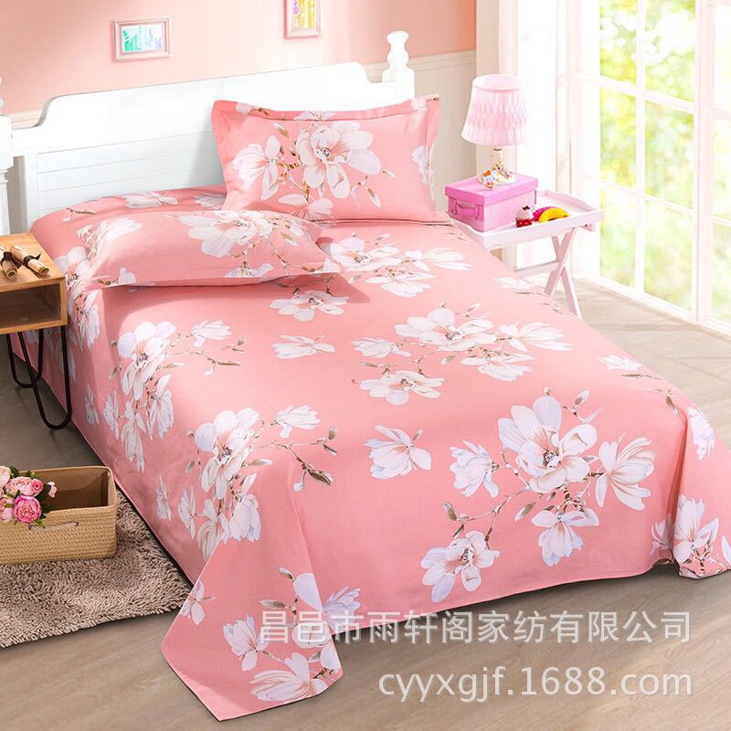 纯棉老粗布床单三件套 一件各种尺寸床单枕套 老粗布四件套