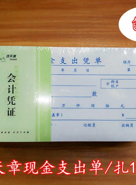 天章现金支出现金支出单财务用品
