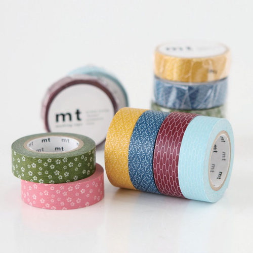 diy日系花色手账和纸胶带