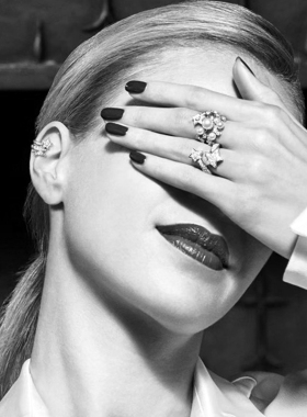 欧美风五角星珍珠戒指隽逸同款