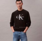 Calvin 买一套减20 Klein男士 秋冬大标棉质加绒圆领卫衣松紧口卫裤