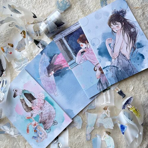 Dingding文创 A5手帐本（点阵内页）210×142mm 便捷旅行笔记本
