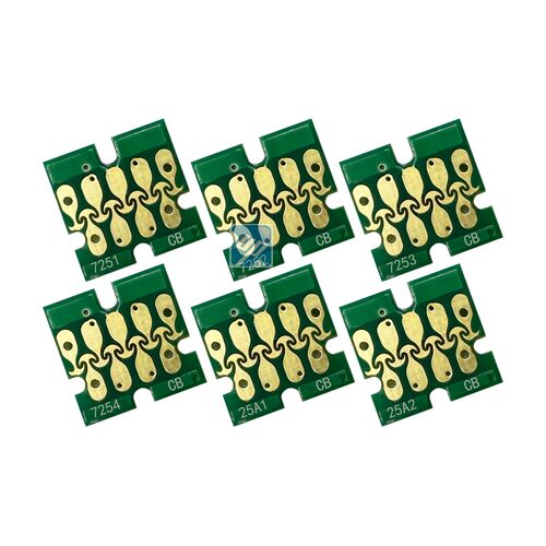 适用爱普生Epson F2000 F2130 T7251 F2100 T725A 6色墨盒芯片