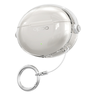 适用oppoEncoFree4耳机壳Air4透明软保护套超薄encoX3耳机套防摔Free3耳机套4pro外壳蓝牙耳机锁扣防丢