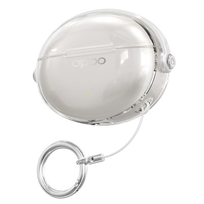 适用oppoEncoFree4耳机壳Air4透明软保护套超薄encoX3耳机套防摔Free3耳机套4pro外壳蓝牙耳机锁扣防丢