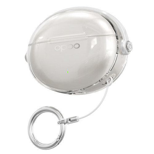 适用oppoEncoFree4耳机壳Air4透明软保护套超薄encoX3耳机套防摔Free3耳机套4pro外壳蓝牙耳机锁扣防丢