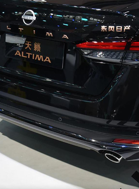 适用于19-23款新天籁后尾标后车标ALTIMA字母改装黑金后尾箱标