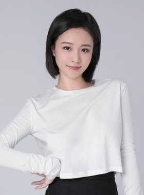 【se7en】高雨儿推荐高腰长袖T恤女百搭