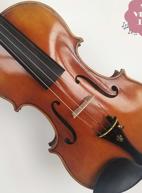 44斯式仿古旧琴成人油性漆考级欧料专业级小提琴全手工演奏意大利