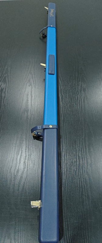 英国进口John Parris Ultimate杆盒 纯皮手工制作 单槽蓝色双拼