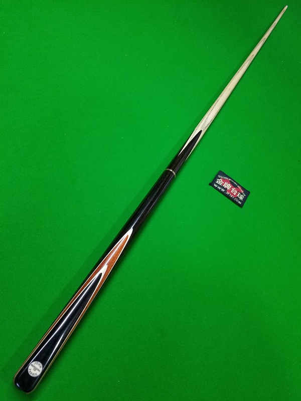 英国John Parris 专业3/4台球杆 单面博杜克+黑檀木插花 假一罚十