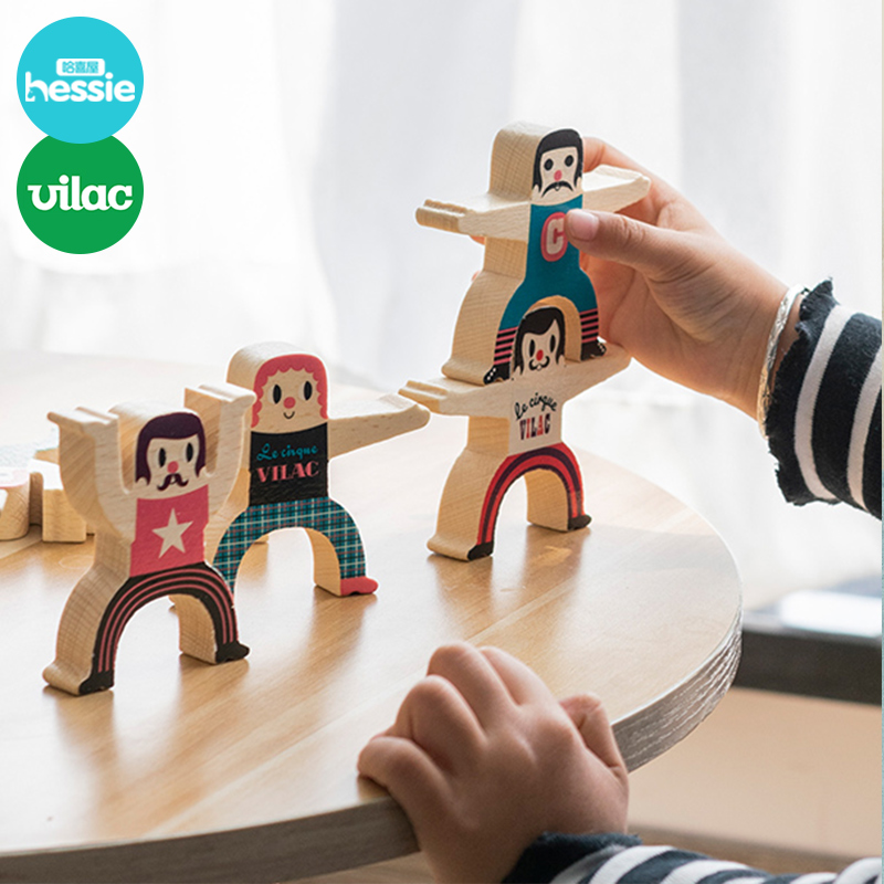 vilac益智平衡游戏罗汉叠叠乐