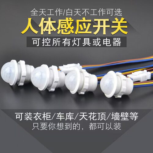 人体红外热释电感应探头220v