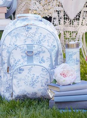 Pottery barn kids初中生书包小学高年级超轻大容量减负书包防水