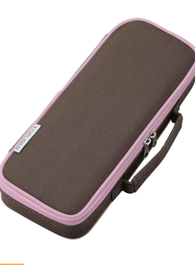 日本藤井TOPLINER学生笔袋大容量轻便铅笔盒文具袋双层帆布经典款