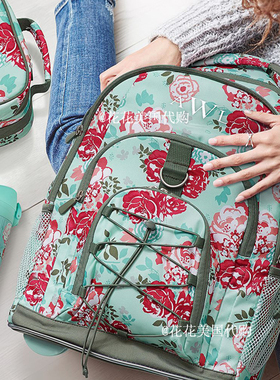 美国Pottery barn kids初中生书包男女大容量学生减负护脊双肩包