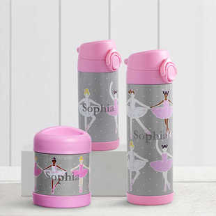 Pottery Barn Kids小学生保温杯子不锈钢儿童保冷大容量吸管杯