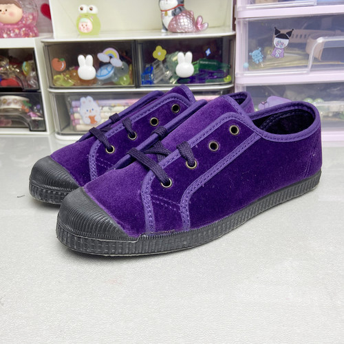 Cienta春秋冬女童丝绒香香鞋