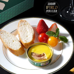 霍邱特产法式朗德鹅肥肝罐头礼盒鹅肝泥涂面包送长辈年货非法国货