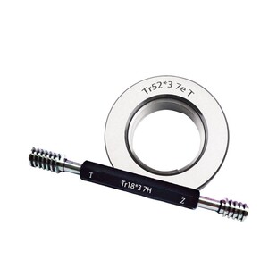 14ACME量规3 12ACME高精度通止牙规 美制梯形左右螺纹塞规5