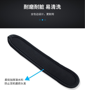 适用于森海HD700 HD800 HD820保护套HD800S头梁拉链布套横梁耳垫