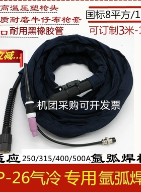 WP-26 气冷氩弧焊枪适用多款WS TIG250 315焊机焊把工厂订制包邮