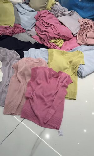 欧洲站2026夏季新款时尚圆领无袖冰丝针织马甲女气质百搭纯色上衣