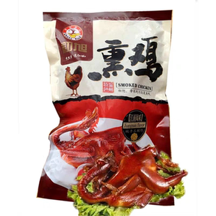 温州特产初旭熏鸡本地鸡熏制三黄鸡下酒菜酒店冷盘冷冻保存450克