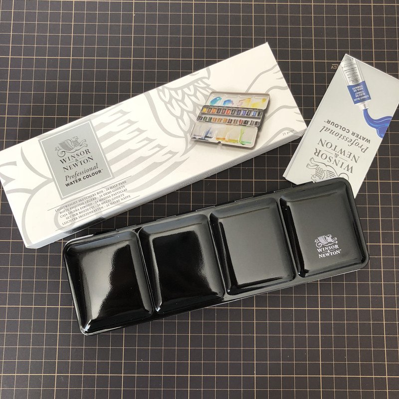 温莎牛顿法国进口专业级艺术家水彩颜料/新品水彩画纸组合套装