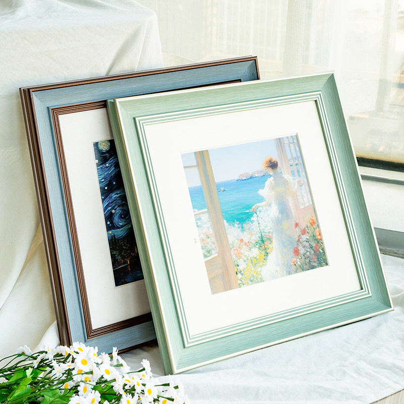 欧式装裱画框做旧复古挂墙相框空框正方形33 38 40 35 50 cm框架,家居饰品,相框/画框,淘宝优惠券,粉丝福利购,淘宝优惠卷