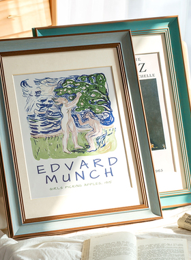 复古做旧大法式相框挂墙作品装裱空框30X40X50儿童画框照片框4K8K