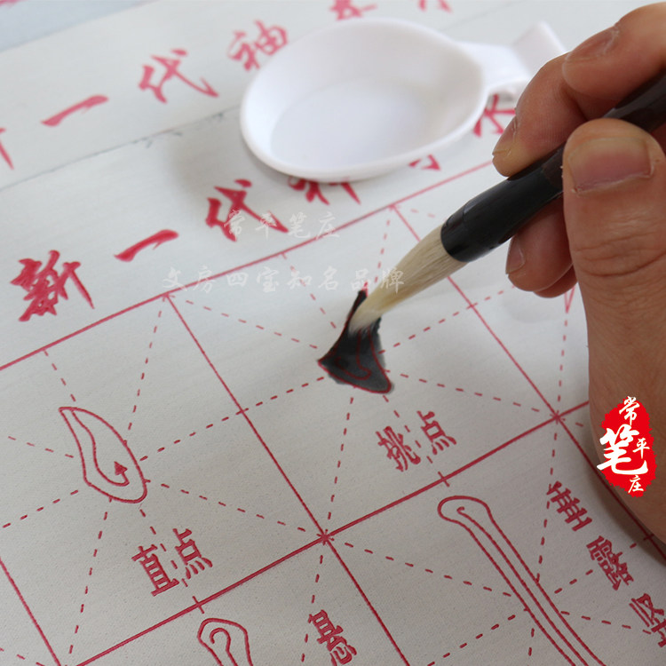 毛笔字帖水写布成人小学生书法仿宣纸初学天天练习文房四宝入门临