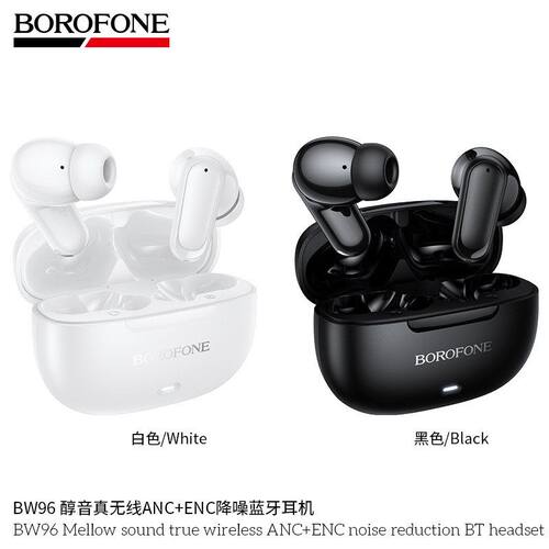BOROFONE BW96真无线ANC降噪蓝牙耳机运动入耳式长续航高音质新品